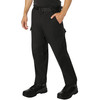 Men's Active Flex Fleece Lined Canvas Work Pants - Six Pocket Cargo Rugged Heavy Duty Work Trousers
