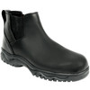 Men's Black Chelsea Lightweight Work Boots Waterproof Composite Toe Boots 6 Inch