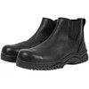 Men's Black Chelsea Lightweight Work Boots Waterproof Composite Toe Boots 6 Inch