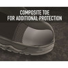 Men's Black Chelsea Lightweight Work Boots Waterproof Composite Toe Boots 6 Inch