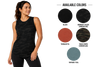 Women's Essential Sleeveless Crew Neck Tank Top Soft Breathable Everyday Workout Shirt