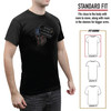 Men’s Honor Respect Remember Short Sleeve T-Shirt – Crew Neck Shirt with Dog Tag Graphic