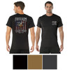 Men’s Short Sleeve Freedom Over Fear T-Shirt – Graphic US Flag Crew Neck Shirt
