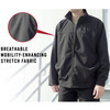 Black Covert Ops Concealed Carry Soft Shell Jacket - Water-Resistant CCW Jacket