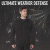 Black Covert Ops Concealed Carry Soft Shell Jacket - Water-Resistant CCW Jacket