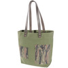 Two Tone Tiger Stripe Camo Canvas Tote Bag Multifunctional Utility 23L Carry Bag