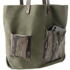 Two Tone Tiger Stripe Camo Canvas Tote Bag Multifunctional Utility 23L Carry Bag
