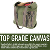 Two Tone Tiger Stripe Camo Canvas Tote Bag Multifunctional Utility 23L Carry Bag