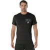 Men’s Black USMC First to Fight Short Sleeve T-Shirt with Eagle, Globe & Anchor MARINES Logo Insignia