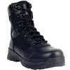 Black Guardian 8 Inch Water Resistant Leather Tactical Boots With Side Zipper