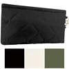 Lightweight Quilted Woobie Zipper Pouch - Small zipper Accessory Bag Travel Bag