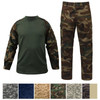 Men's Tactical Airsoft Combat Uniform Set, Military Combat Shirt & BDU Pants
