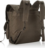Olive Drab Weekender Backpack – Large Vintage Canvas Military-Style Black Star Rucksack