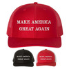 Make America Great Again Trucker Hat Donald Trump Slogan Adjustable Mesh & Snapback Cap