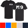 K9 Canine Police Dog T-Shirt | Double Side Printed Graphic Tee | Dog Handlers & Law Enforcement Shirt