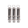 Scout Guide Police Metal Whistle DB 90 Polished Chrome - 3PACK