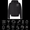 Zodiac signs embroidered hoodie