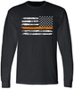 Thin Orange Line REVERSE (Black)