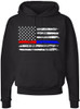 Thin Red/Blue Line REGULAR (Black)