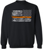 Thin Orange Line REVERSE (Black)