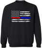 Thin Red/Blue Line REGULAR (Black)