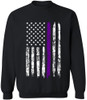Thin Purple Line REVERSE LONG (Black)