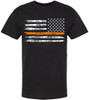 Thin Orange Line REVERSE (Black)