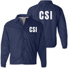 Navy Blue & White Text