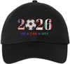 2026 US CAN MEX Embroidered Baseball Cap Soccer Football North America Adjustable Dad Hat