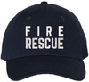 Fire Rescue Embroidered Baseball Cap | Firefighter Fire Dept. First Responder Structured Hat