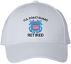 U.S. Coast Guard Retired Embroidered Baseball Cap | USA Veteran Military Nautical Service Dad Hat Unisex Gift