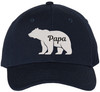 Papa Bear Embroidered Baseball Cap Casual Mid Profile Dad Hat Father’s Day Gift