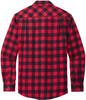 Buffalo Plaid Button-Up Flannel Shirt | Ultra Soft Lighweight Collared Shirt with Chest Pockets & Flaps
