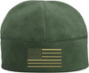 Army Universe Polar Fleece Watch Cap with Embroidered US American Flag, USA Tactical Beanie Warm Winter Skull Hat