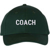 COACH Baseball Hat | Embroidered Coaches Uniform Head or Assistant Coach Sports Team Cap for Men & Women