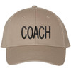 COACH Baseball Hat Embroidered Uniform Sports Cap for Head & Assistant, Adjustable for Men & Women Coaches