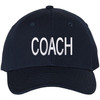 COACH Baseball Hat Embroidered Uniform Sports Cap for Head & Assistant, Adjustable for Men & Women Coaches