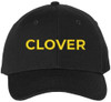 Clover Text Embroidered Baseball Cap | St. Patricks Day Structured Hat