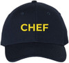 Chef Embroidered Baseball Hat | Professional Cook Head or Sous Culinary Expert Hat | Structured & Adjustable