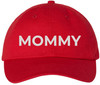 Mommy Embroidered Baseball Hat | 100% Cotton Bold Dad Cap Casual Mother's Day Gift for Mom
