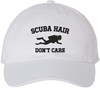 Scuba Hair Don’t Care Embroidered Dad Hat | Funny Diving Scuba Divers & Ocean Lovers Baseball Hat