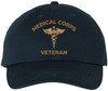 Medical Corps Veteran Embroidered Baseball Cap | USA Army Military Medical Caduceus Adjustable 100% Cotton Hat