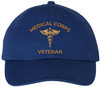 Medical Corps Veteran Embroidered Baseball Cap | USA Army Military Medical Caduceus Adjustable 100% Cotton Hat