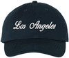Los Angeles Embroidered Baseball Cap | Classic Script Logo Adjustable Dad Hat | 100% Cotton Unisex Headwear