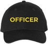 Officer Embroidered Baseball Cap | Hat for Police Military Captain Official | Structured with Hook & Loop Closure