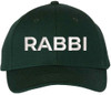 Rabbi Embroidered Baseball Cap | Text Spiritual Leader Torah Scholar Trip School Structured Adjustable Hat