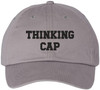 Thinking Cap Hat Funny Embroidered Dad Hat Humor Novelty Adjustable Baseball Cap