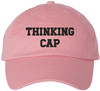 Thinking Cap Hat Funny Embroidered Dad Hat Humor Novelty Adjustable Baseball Cap