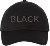 Color Text Embroidered Dad Hat Adjustable Matching Color Rush Tone on Tone Baseball Cap