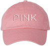 Color Text Embroidered Dad Hat Adjustable Matching Color Rush Tone on Tone Baseball Cap